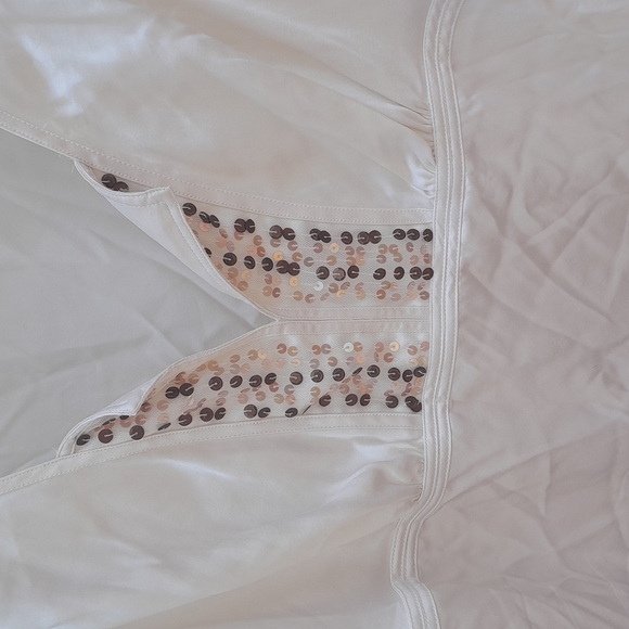 White House Black Market White Sleeveless Blouse/Tunic/Shell Top Size XL - Picture 3 of 8